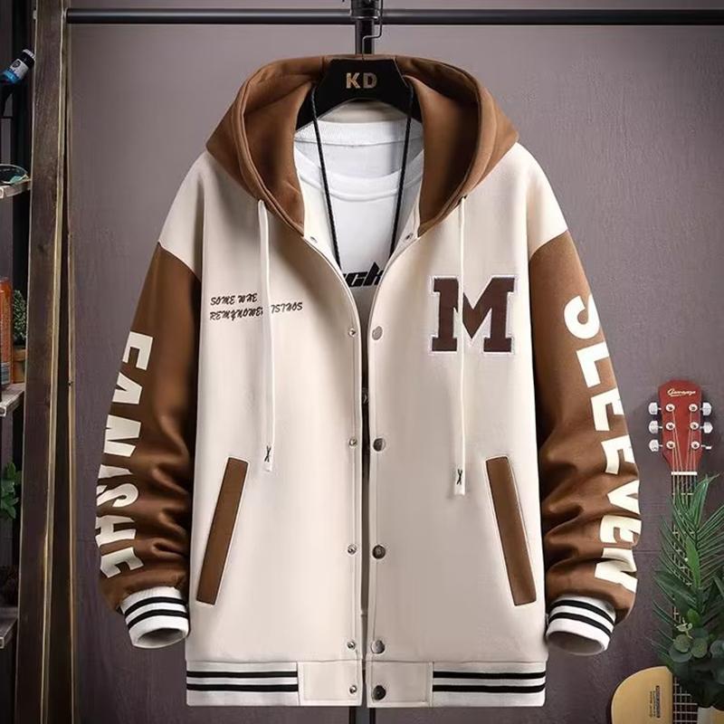 Весенне-осенние мужские комплекты Модный комплект Графические худи Куртка Спортивные штаны Мужские комплекты спортивных костюмов