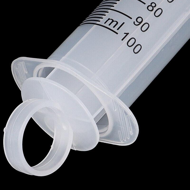 Injection Syringe Dispensing Needle Syringe Pump Measuring 100ml Large Capacity Tube Feeding Syringe Reusable
