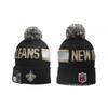 Unisex Knitted Beanie Hat With Embroidered Letters Warm Winter Cap Outdoor Sports