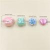 Acrylic 10pcs for Bracelet Necklace Making Materials Bowknot Handmade Beads Mixing Candy Color DIY Jewelry Accessories Pendants Flower Cat Paw