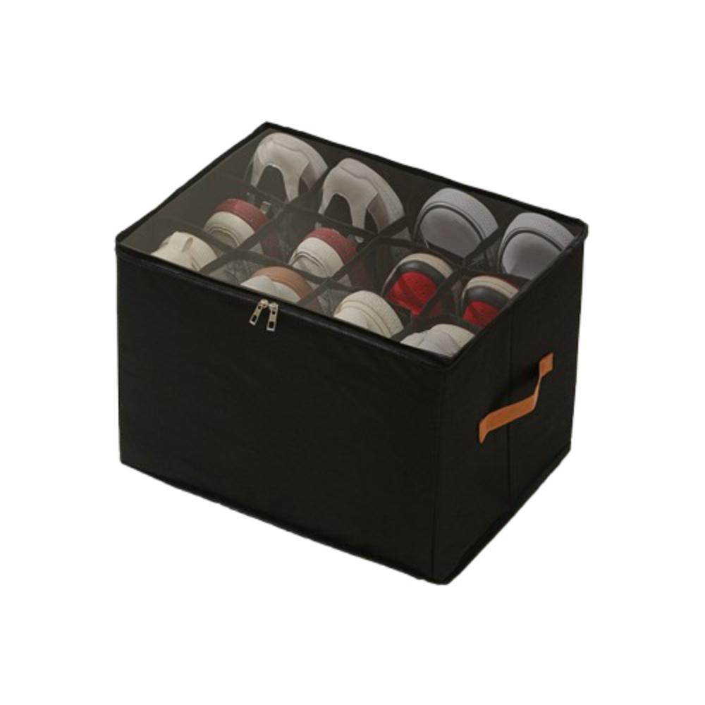Waterproof 12 Grids Shoes Storage Box Foldable Clothes Jeans Storage Box Bedroom