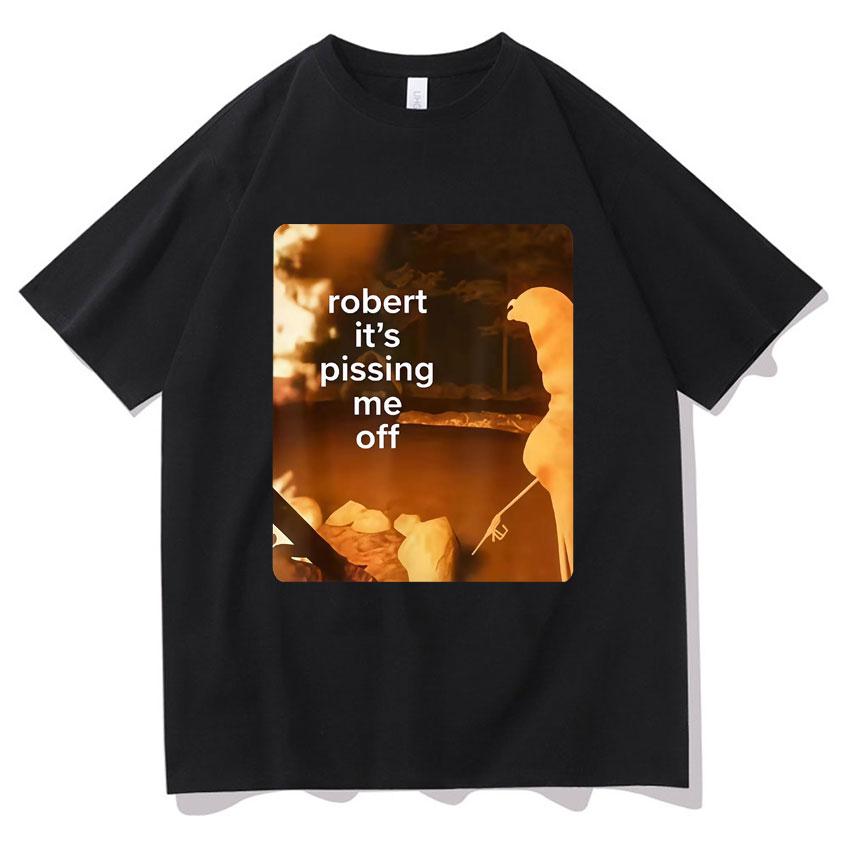 Harajuku Style Marcus The Worm Robert Meme Tshirt Men Women Pop Graphics Fashion Cotton Crewneck Oversized Short Sleeve Clothes