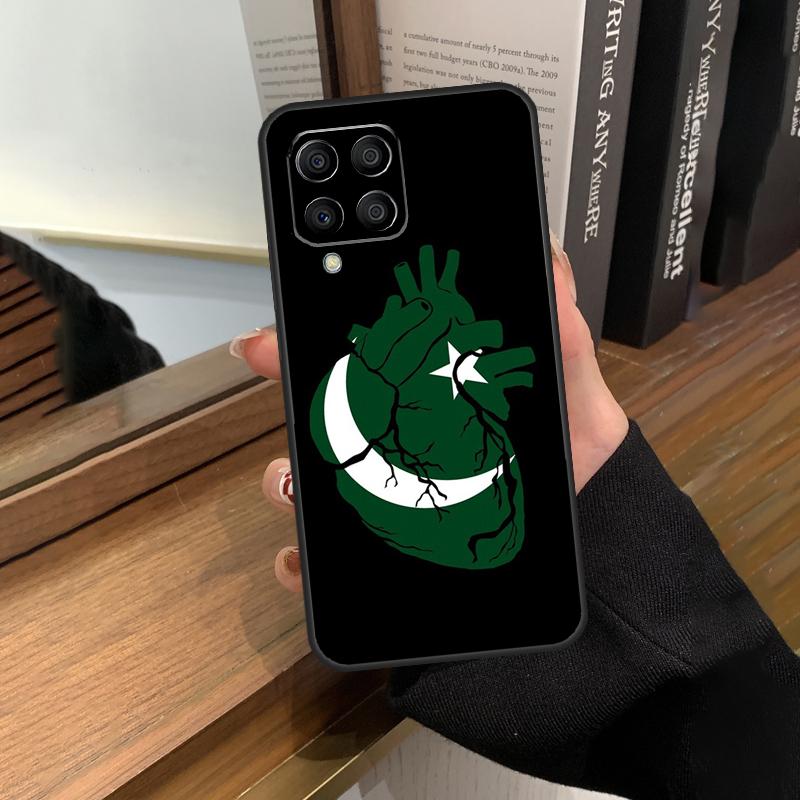 Чехол-паспорт Пакистана для Samsung Galaxy M56 M16 M36 M33 M53 M13 M12 M32 M52 M20 M15 M55 M31 M14 M35 M34 M54