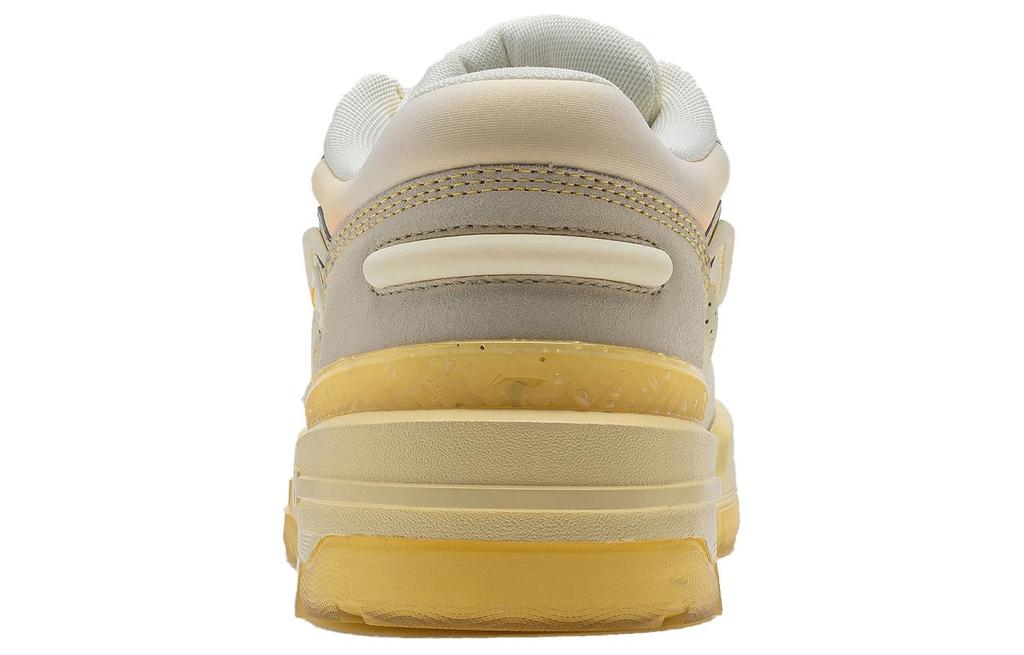 Li Ning 001 BTC Скейтбордические кроссовки Мужские Низкие Бежево-Желтые AGCU003-3