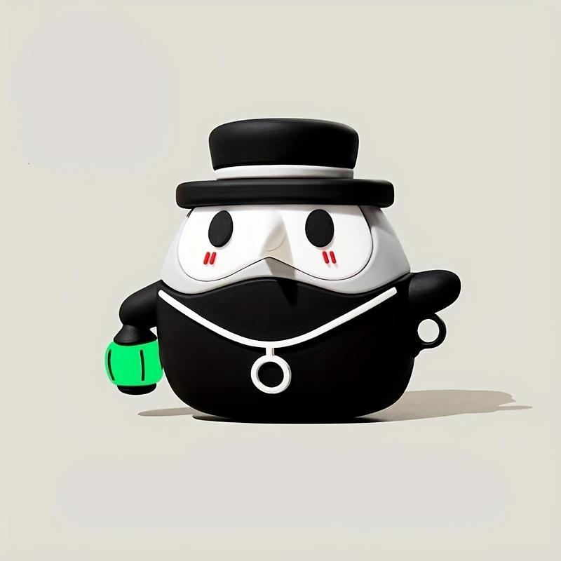 Чехол для наушников с милым 3D рисунком «Доктор Шнабель» для Airpods Pro 2022, силиконовый противоударный чехол для Airpods 2 3 2021, зарядная коробка