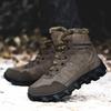 2024 Winter Northeast Cotton Shoes Large Size Snow Boots Men's Warm Velvet Thickened High-top Thick-soled Outdoor Men's Boots
