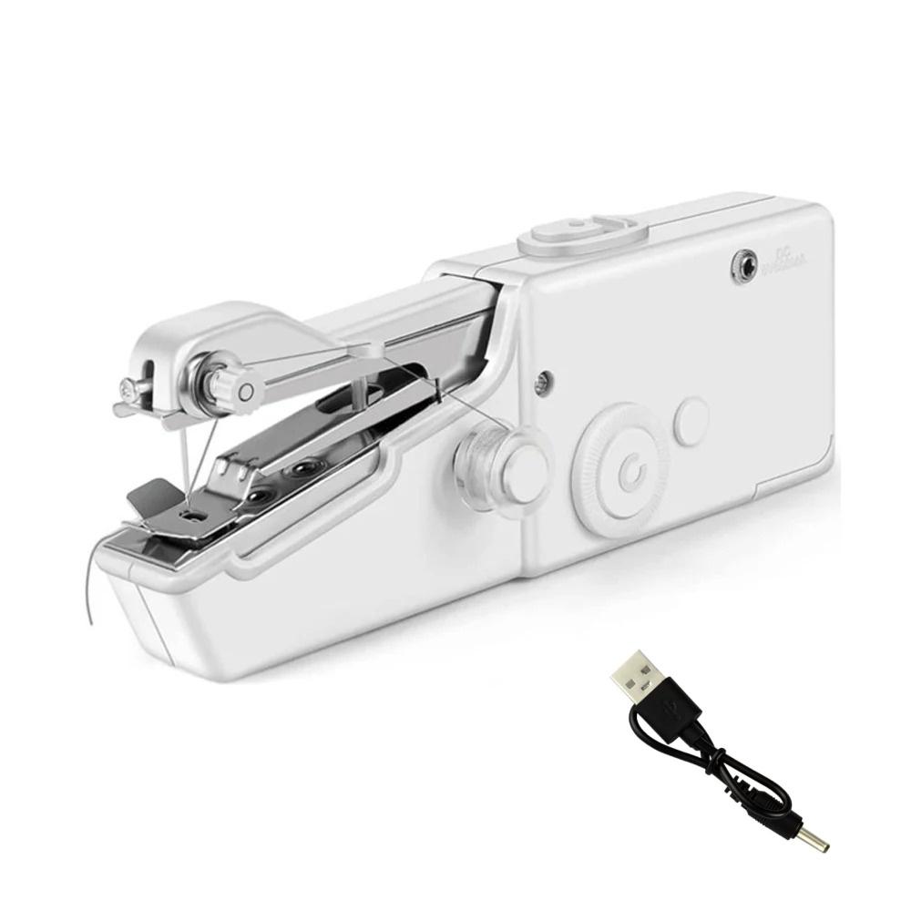 Ручная швейная машинка, работающая от батареек и USB, Мини-портативные швейные машинки для начинающих, Домашнее быстрое repairing