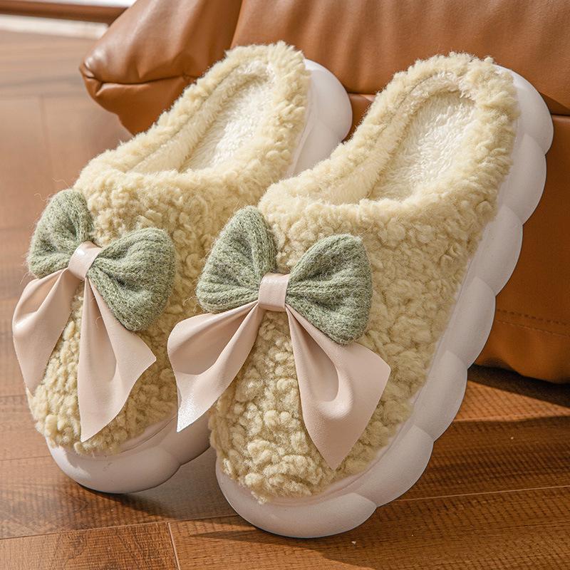 Autumn/Winter Indoor Outdoor Furry Cotton Slippers for Men & Women
