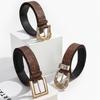 Carved Pin Buckle Belt for Jeans Pants Ethnic Embossed Pattern Waist Belt Western Styles PU Belt Women Men Waiststrap