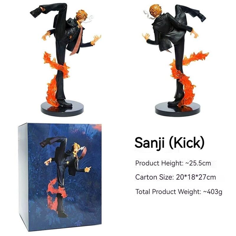 One Piece Handheld Yamazaki Black Foot Devil Wind Foot New World High Quality Edition Handheld Model Ornament