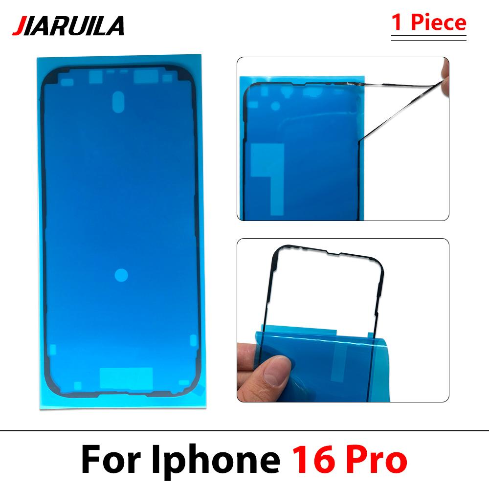 Водонепроницаемая клейкая наклейка-уплотнитель задней крышки для iPhone 16 11 17 Pro Max 17 Pro, клейкая лента-уплотнитель для задней стороны, ремонтная наклейка