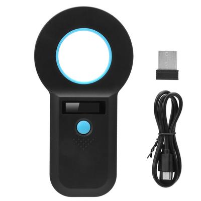 Считыватель чипов животных, микрочип, Bluetooth-сканер для RFID, портативный, ручной, 134,2 кГц/125 кГц
