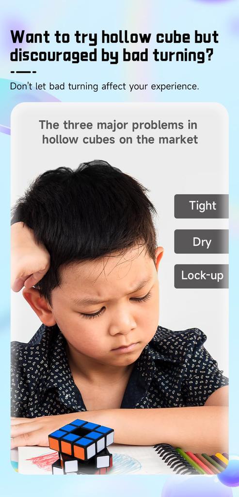 Kancharo QiYi Tori cube [Pouch included/Authentic] Cube for competitions