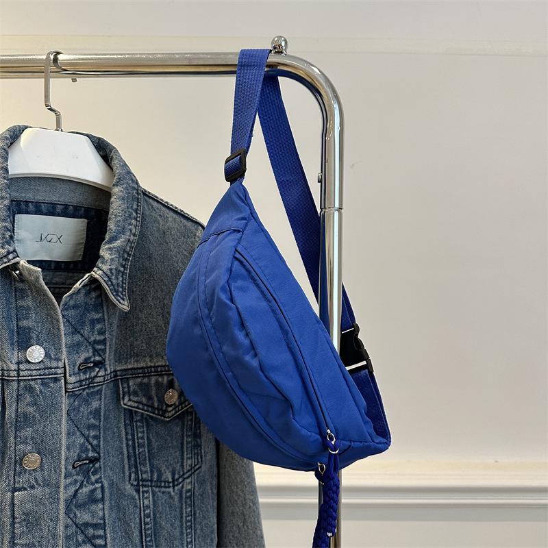 Сумка через плечо на грудь, повседневная сумка, женская летняя новая, повседневная простая сумка на плечо, спортивная нишевая поясная сумка