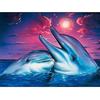 Diamond Painting Rubik's Cube Diamond Embroidery Craft Painting Love The Dolphins Diamond Wall Art