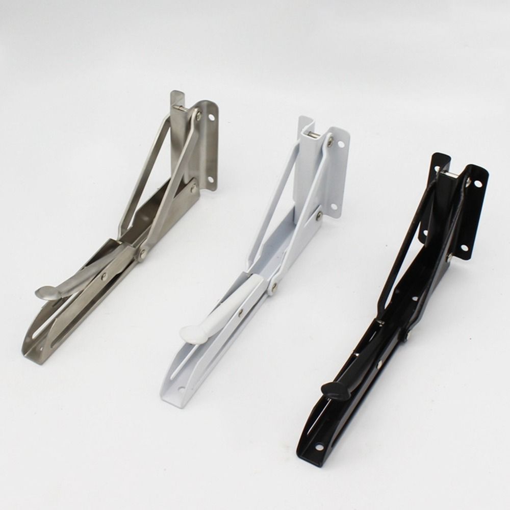 Складной кронштейн для полки из нержавеющей стали, экономия места, настенная полка, настенная опора для мебели