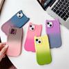 Силиконовый чехол с градиентными кошачьими ушками для Apple 15Promax и Huawei P60 — универсальный мягкий чехол с защитой от падения