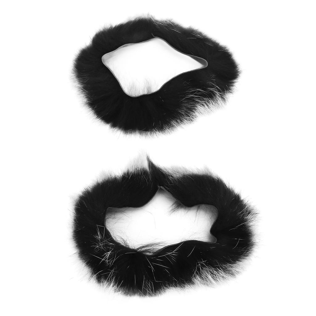 Одна пара глушителей тетивы из кроличьего волоса, амортизаторы тетивы для традиционной охоты, серые