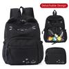 Women’s Detachable Cute Cartoon Cat Backpack Adjustable Shoulder Strap Fashion School Bags for Girls Teens, Travel  Daypack