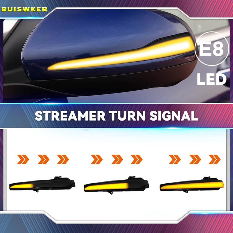 2pcs Dynamic Blinker For Mercedes Benz C E S GLC W205 X253 W213 W222 V Class W447 LED Turn Signal Light Side Mirror Indicator