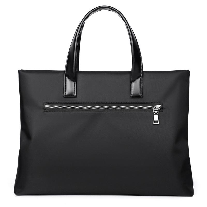 TS JYL laptop bag,Business Laptop Bag Nylon Solid Color Document Bag Fashion Handbag
