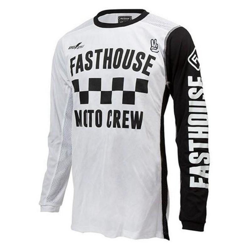 FASTHOUSE Mens Cycling Jersey Long Sleeve Quick Dry Mountain Bike Shirt Outdoor Offroad Riding