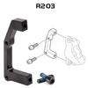 Brake Adapter 140/160/180/203mm Black Disc Calliper Precision Engineered