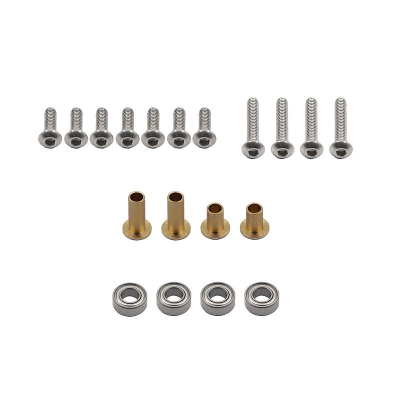 Aluminum Ball Bearing Crank Steering Assembly Link Set for Tamiya TT02 TT-02 TT-02D 1/10 RC Drift Car Parts