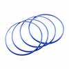 Blue Aluminum Inner Door Horn Frame Cover Trim Fit For Benz C-Class 2015-2021