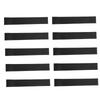 10 Pcs Chair Bands for Kids Feet Flexible TPE Stretchy Desk Bands for Classroom Chairs Black (1.2mm