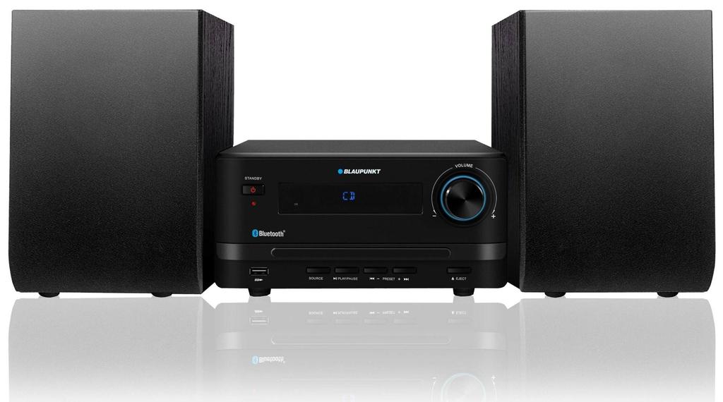 Blaupunkt MS14BT Micro Hi-Fi System 15W Black