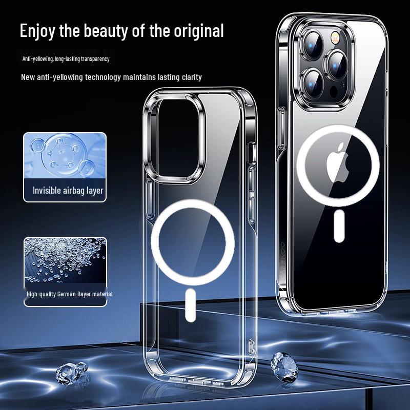 Магнитный прозрачный защитный чехол для iPhone 11 XR и Apple 12 Pro Max