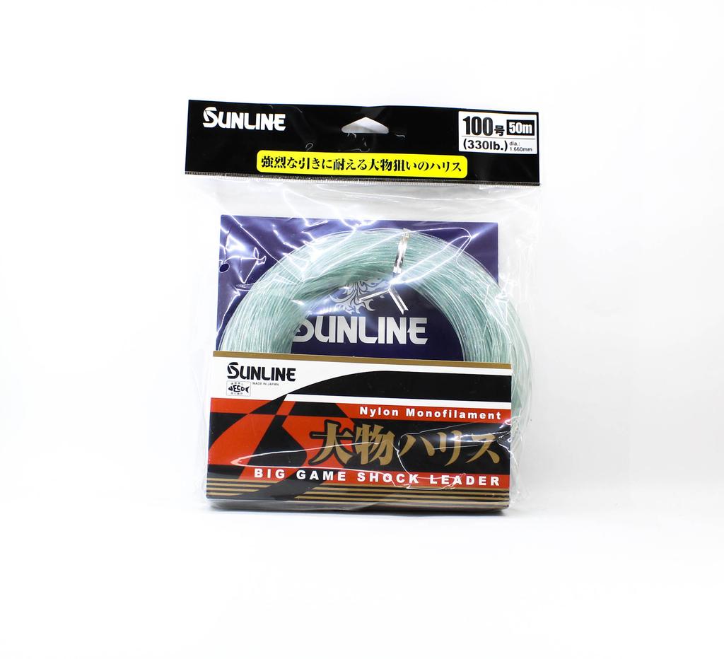 Sunline Нейлоновый поводок Big Game Shock Leader 50м #100 330lb 1.66мм (6115)