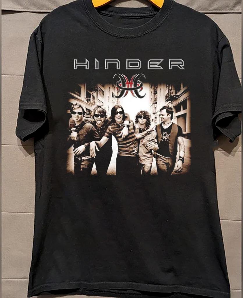 HINDER Альбом Far From Close Футболка Черная Все Размеры от S до 5XL FF291