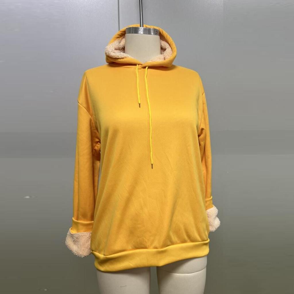 Женская модная флисовая теплая свободная толстовка с капюшоном и рождественским принтом