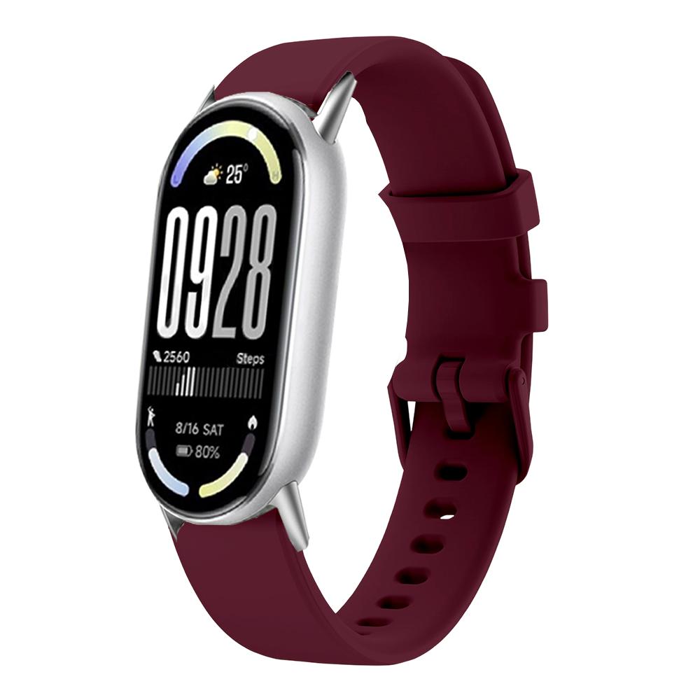 Прочный дышащий силиконовый ремешок, совместимый с Xiaomi Band 10/9/8/9 Pro/8 Pro, удобный сменный ремешок