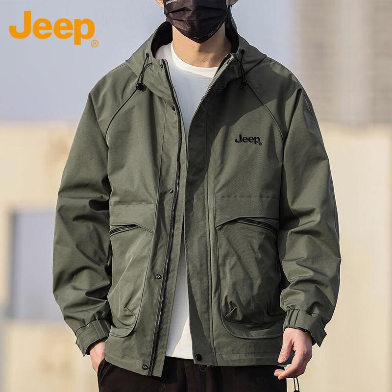 Jeep Мужская повседневная ветровка