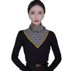 2025 Women's Versatile Silk Triangle Scarf: Warm Double-Sided Snood & Neck Warmer for Autumn/Winter