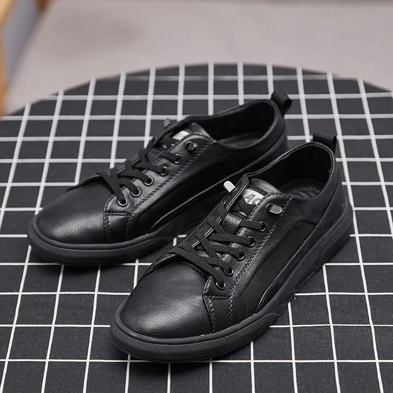 FashionBrand Мужская модная повседневная кожаная обувь для отдыха на открытом воздухе, удобная обувь для ходьбы, тенниса, мужская обувь, роскошные туфли на шнуровке на плоской подошве для вождения, новые