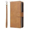 Slim PU Leather Phone Case With Card Slot Kickstand Lanyard IPhone 17E 17 Air 16 15 Pro Max Plus