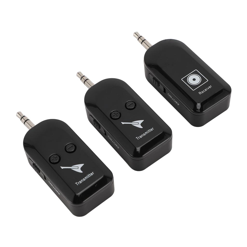 1 to 2 Wireless Guitar Transmitter Receiver 3.5MM 6.35MM Wireless Guitar Pickup for Performance Stage Studio