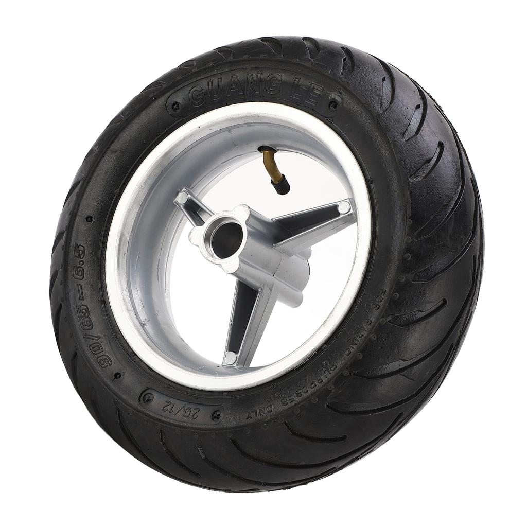 Электрический самокат резиновое переднее колесо со ступицей противоскользящее колесо для электрического самоката шины 90 65 6.5 шины