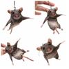 Bendable Mouse Keychain Simulated Mouse Doll Funny Rat Plush Pendant  Bag Charm