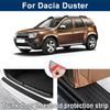 Защитная полоса от царапин на порог багажника автомобиля для Dacia Duster - Резиновый защитный декоративный чехол-наклейка на задний бампер
