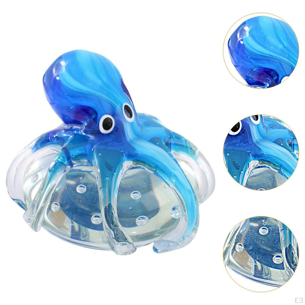 Стеклянная статуэтка, декор стола, коллекция, современный очаровательный подарок, украшение, аквариум, пейзаж для спальни