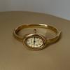 Женские кварцевые часы Роскошные римские цифры Reloj Минималистичные простые овальные часы Женские часы из нержавеющей стали Orologio Золотой корпус Наручные часы