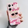 For Poco M6 Pro 4G Case Stylish Painted Soft Liquid Silicone Phone Cases Back Cover For Xiaomi Poco M6 M6Pro Bumper Funda Coque