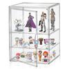 Витрина для коллекционных фигурок прозрачная акриловая витрина пылезащитная витрина витрина съемные разделители магнитная дверца