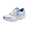Skechers Go Run Consistent 2.0 Удобные Универсальные Сетчатые Прочные Низкие Беговые Кроссовки Мужские Кеды Белый Синий 220884-WBL