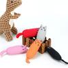 5Pcs Cat Chew Toy Boredom Stress Relief Pet Interactive Catnip Toy Calming Plush Cat Doll Animal Teething Cleaning Toy Pet Supplies